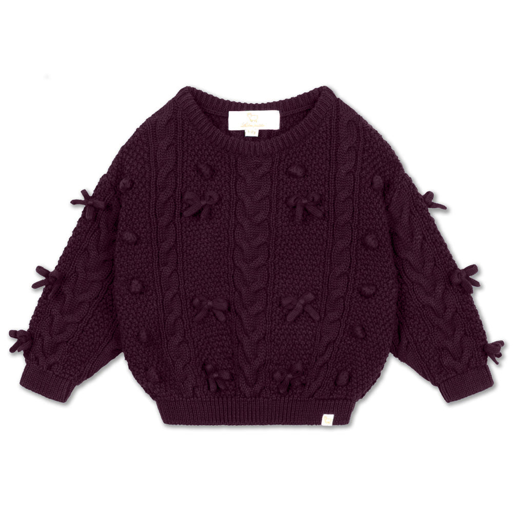 Elise Bow Pull ❘ Burgundy
