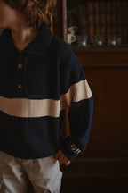 Leo Knit Polo ❘ Navy