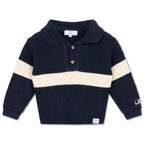 Leo Knit Polo ❘ Navy