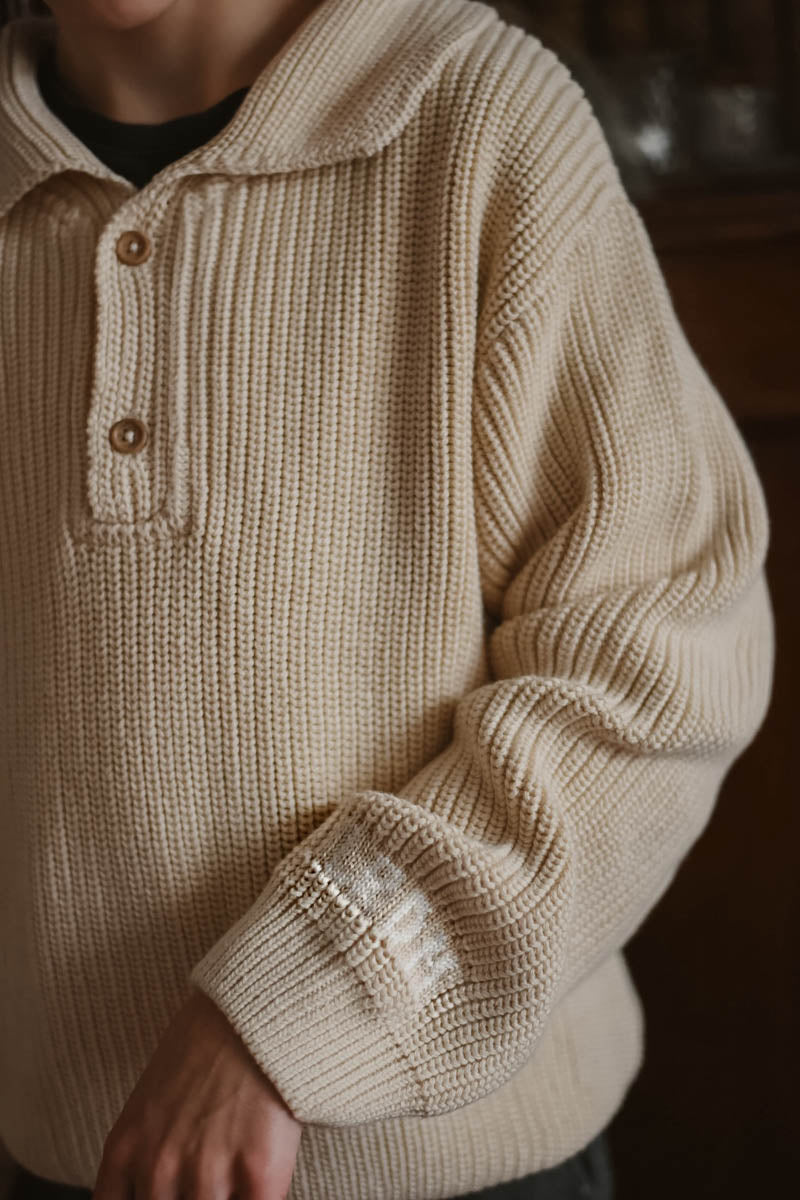Leo Knit Polo ❘ Sand