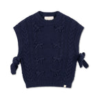 Elise Bow Cardigan ❘ Navy