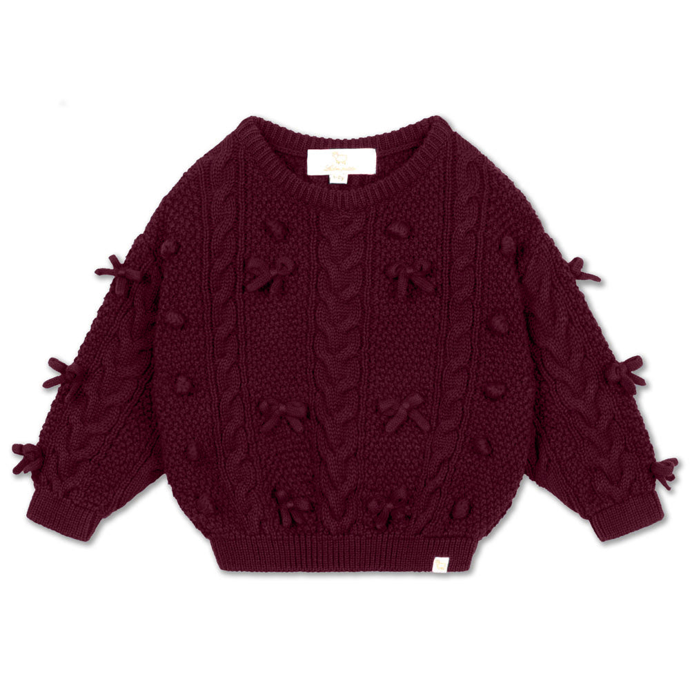 Elise Bow Pull ❘ Burgundy