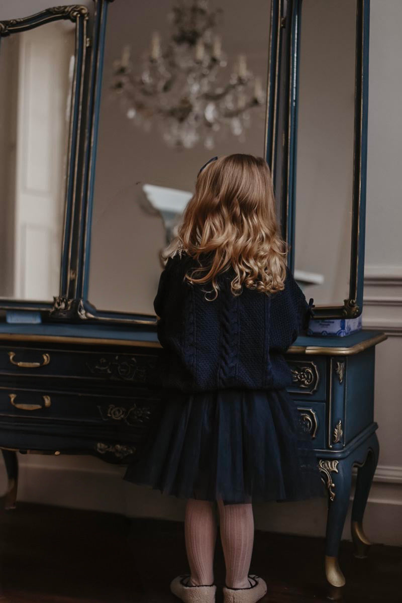 Elise Bow Pull ❘ Navy