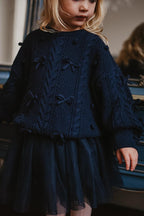 Elise Bow Pull ❘ Navy