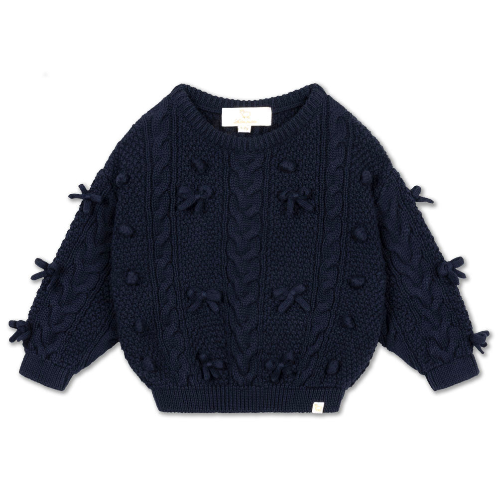 Elise Bow Pull ❘ Navy