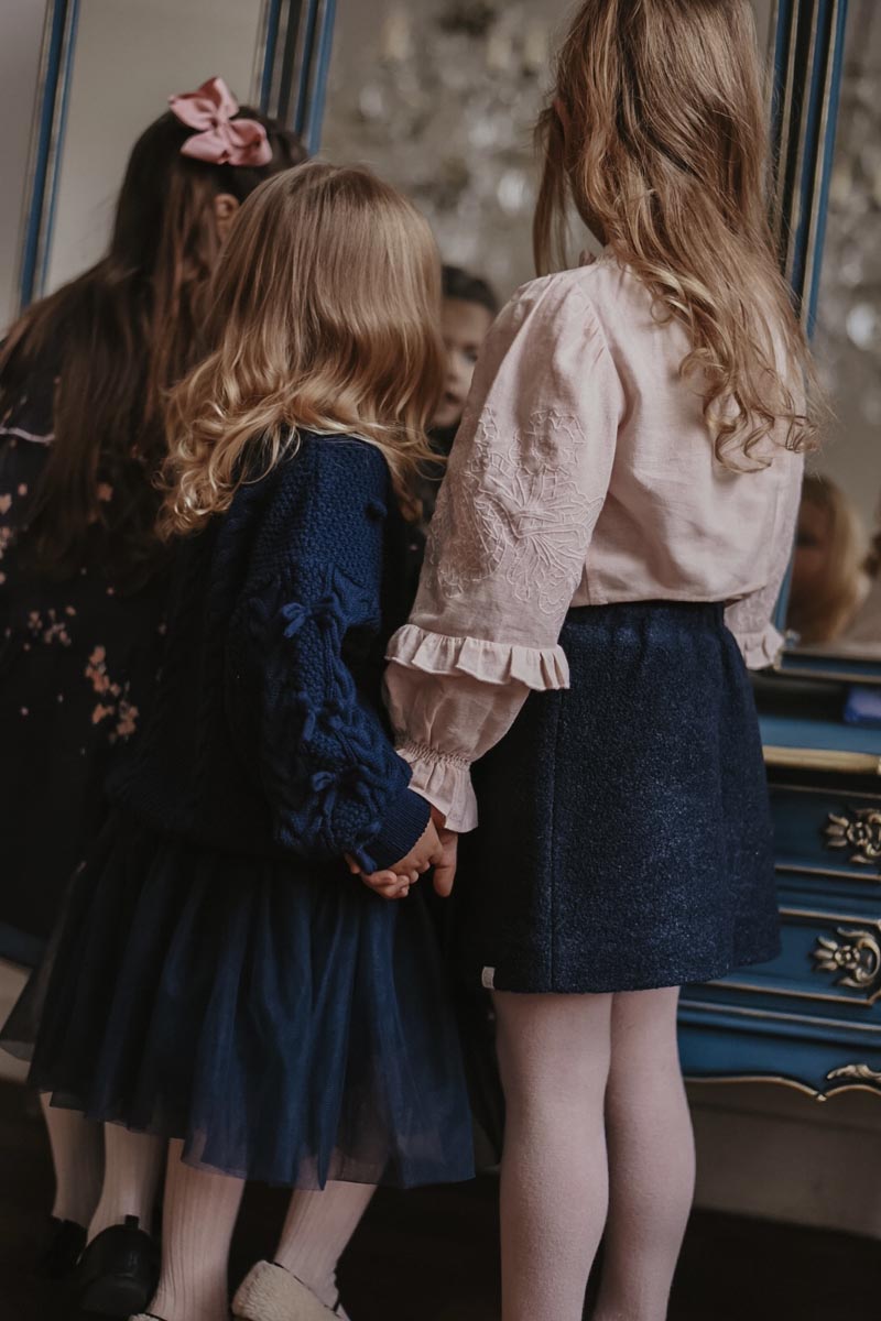 Elise Bow Pull ❘ Navy