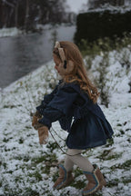 Elise Bow Cardigan ❘ Navy