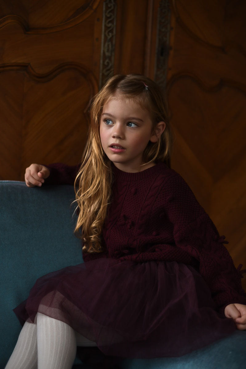Julie Tutu Skirt | Burgundy