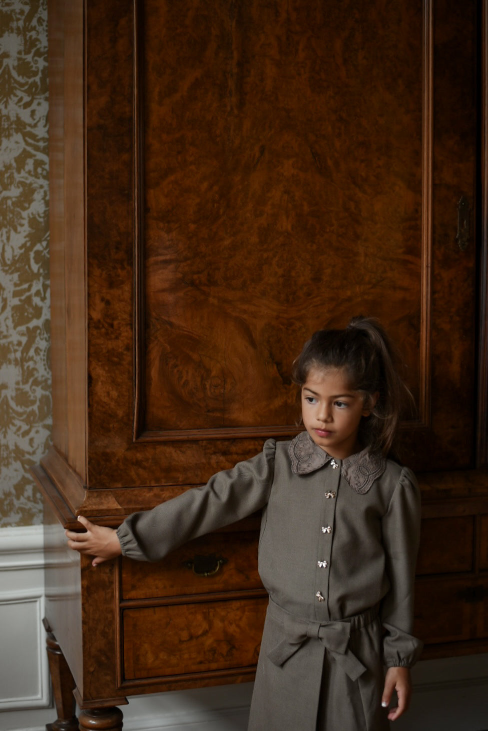 Elle Set in Chocolate, full look photographed in the Canal House