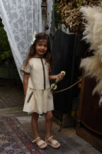 Faigy Two-Piece Dress | Sand