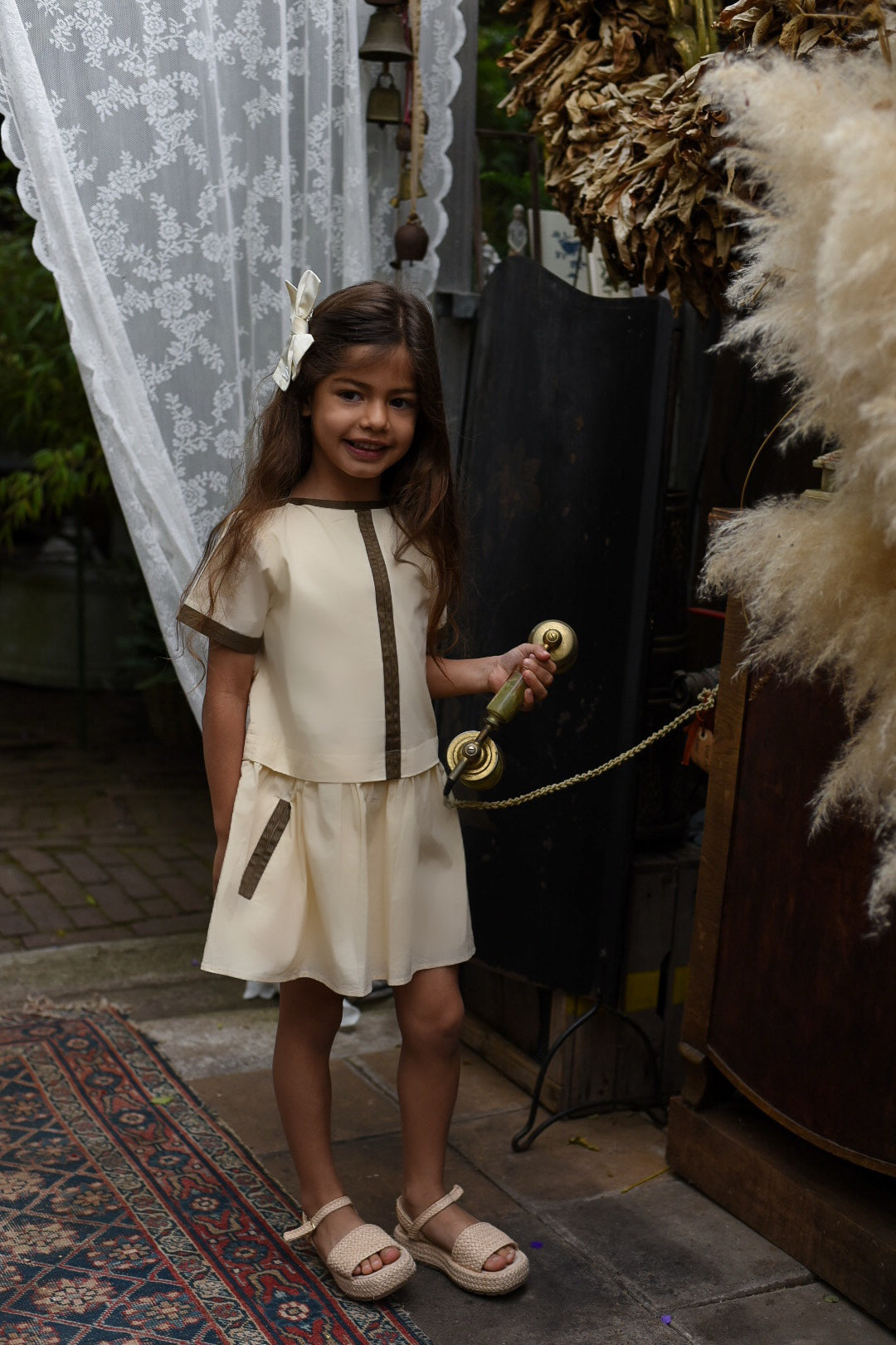 Faigy Two-Piece Dress | Sand