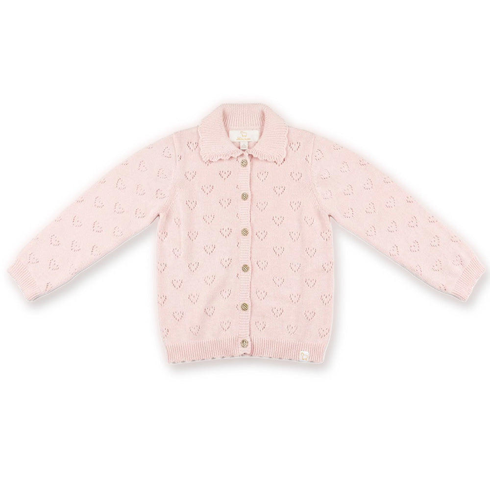 Fennie Knit Cardi | Pearl Pink