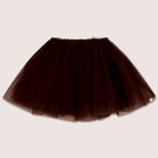 Julie Tutu Skirt in Chocolate on a neutral background