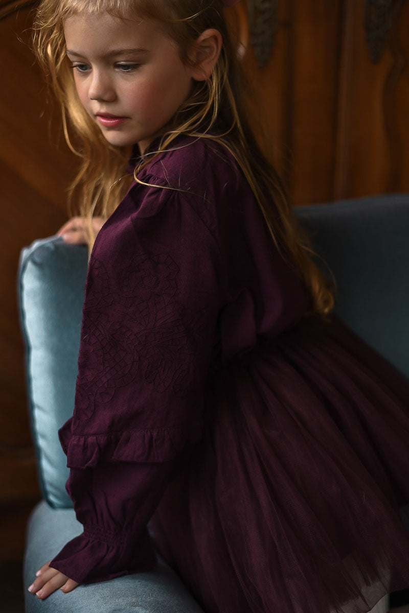 Julie Tutu ❘ Burgundy
