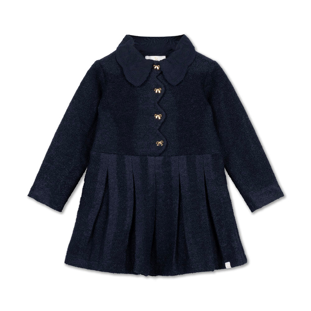 Mara Tweed Dress ❘ Navy