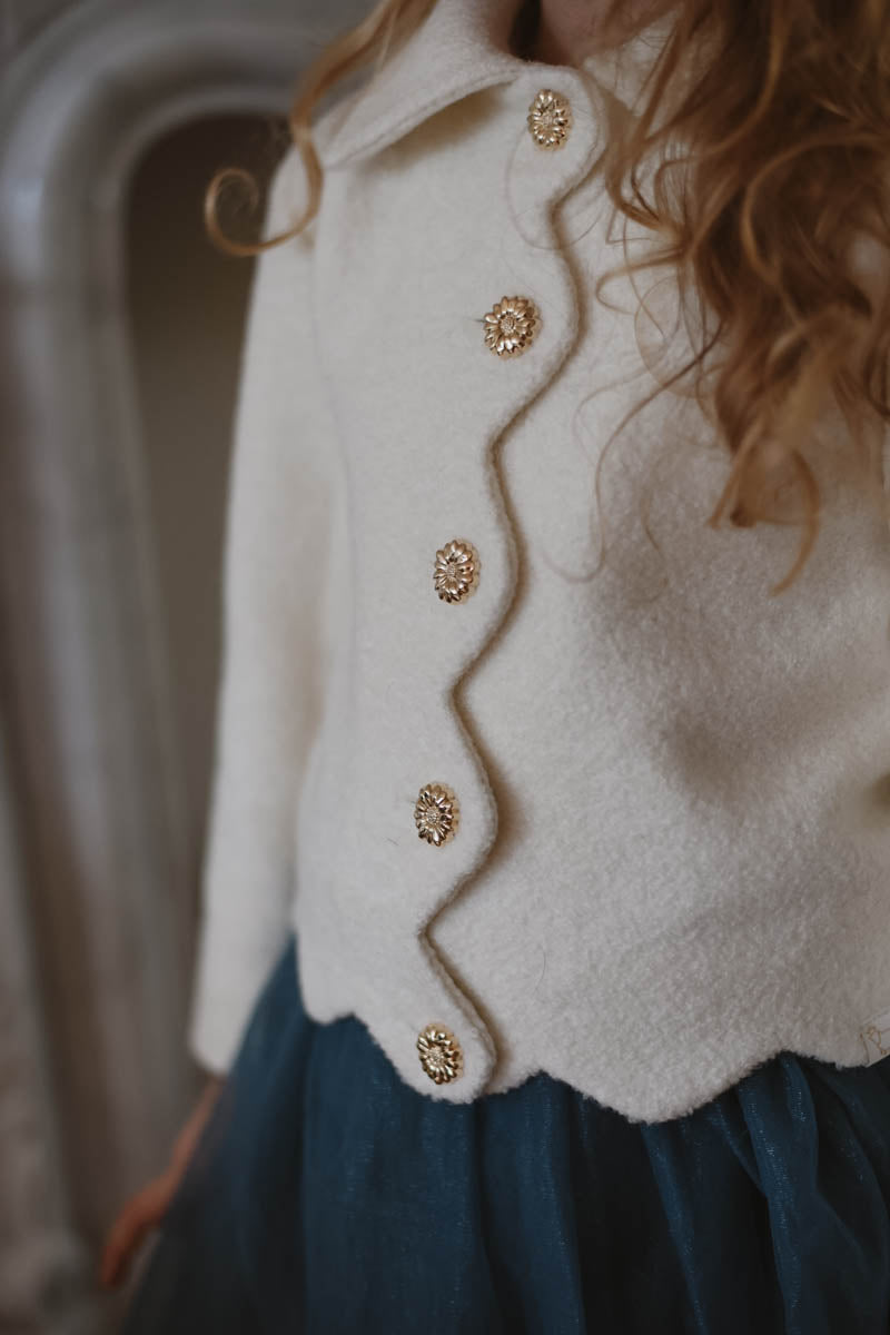 Mara Tweed Jacket ❘ Sand