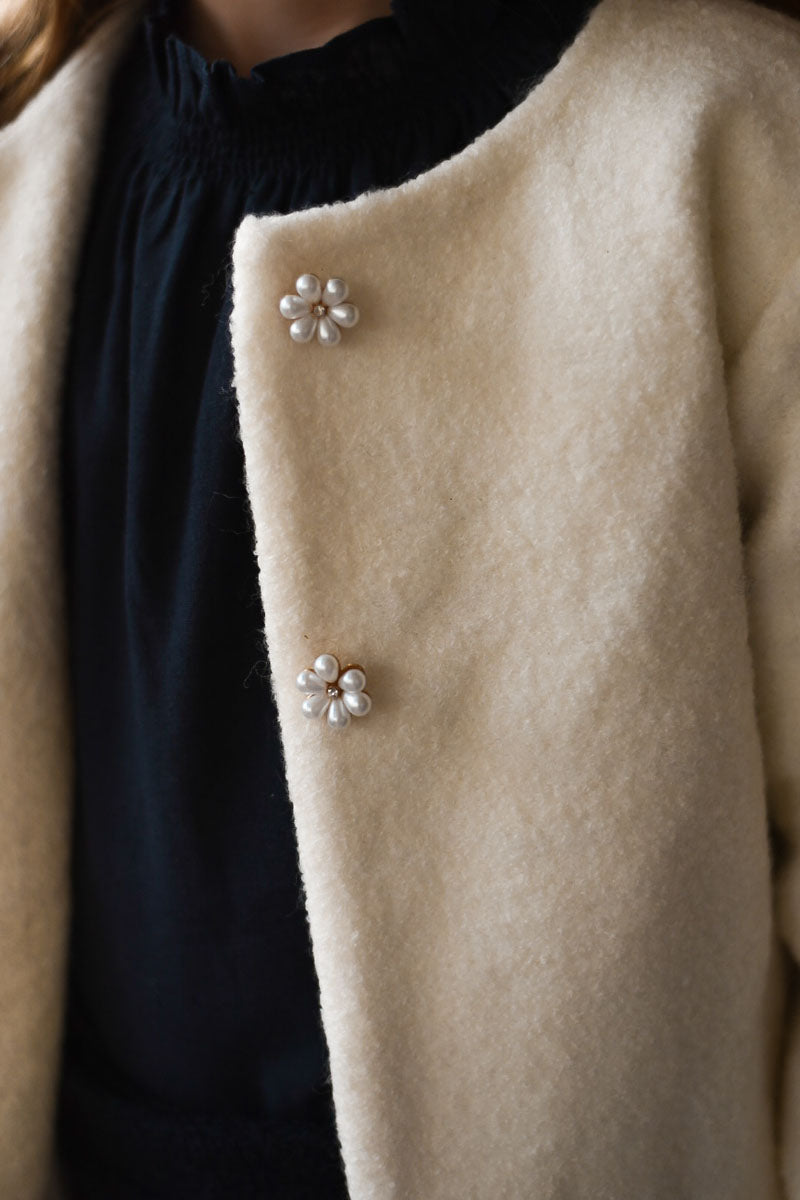 Mara Tweed Coat ❘ Sand