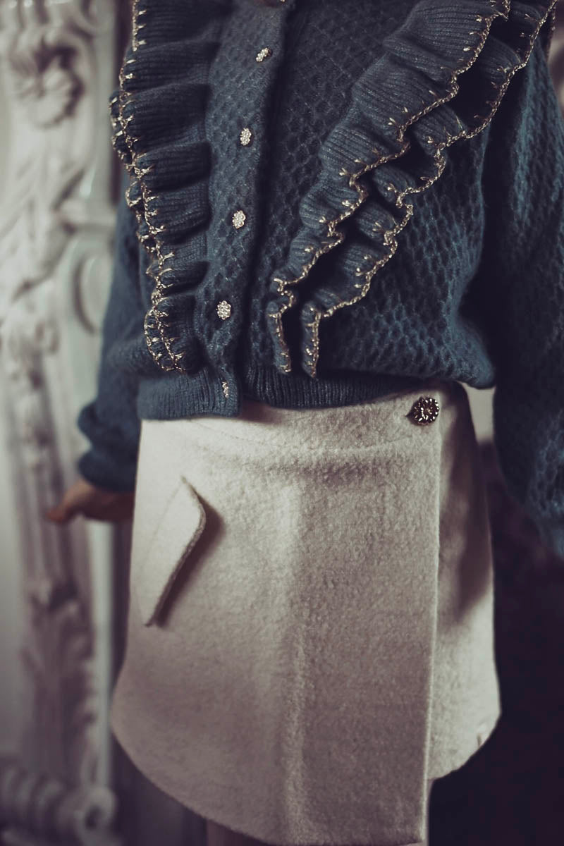 Mara Tweed Skirt ❘ Sand