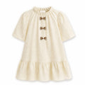 Mila Bow Jurk | Sand