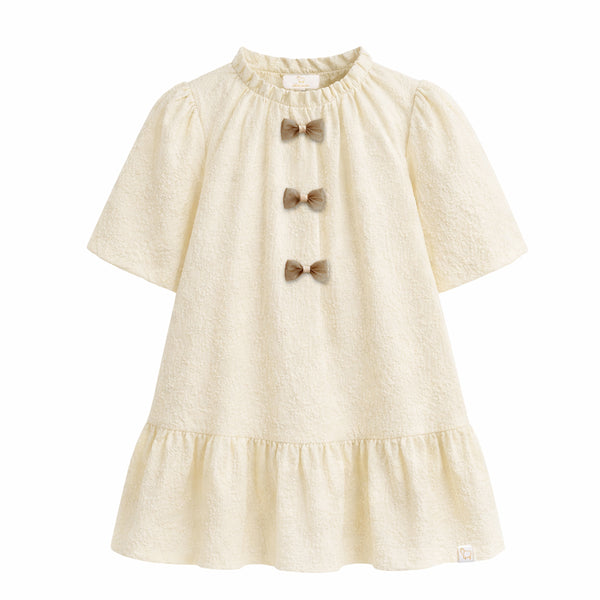 Mila Bow Dress | Sand