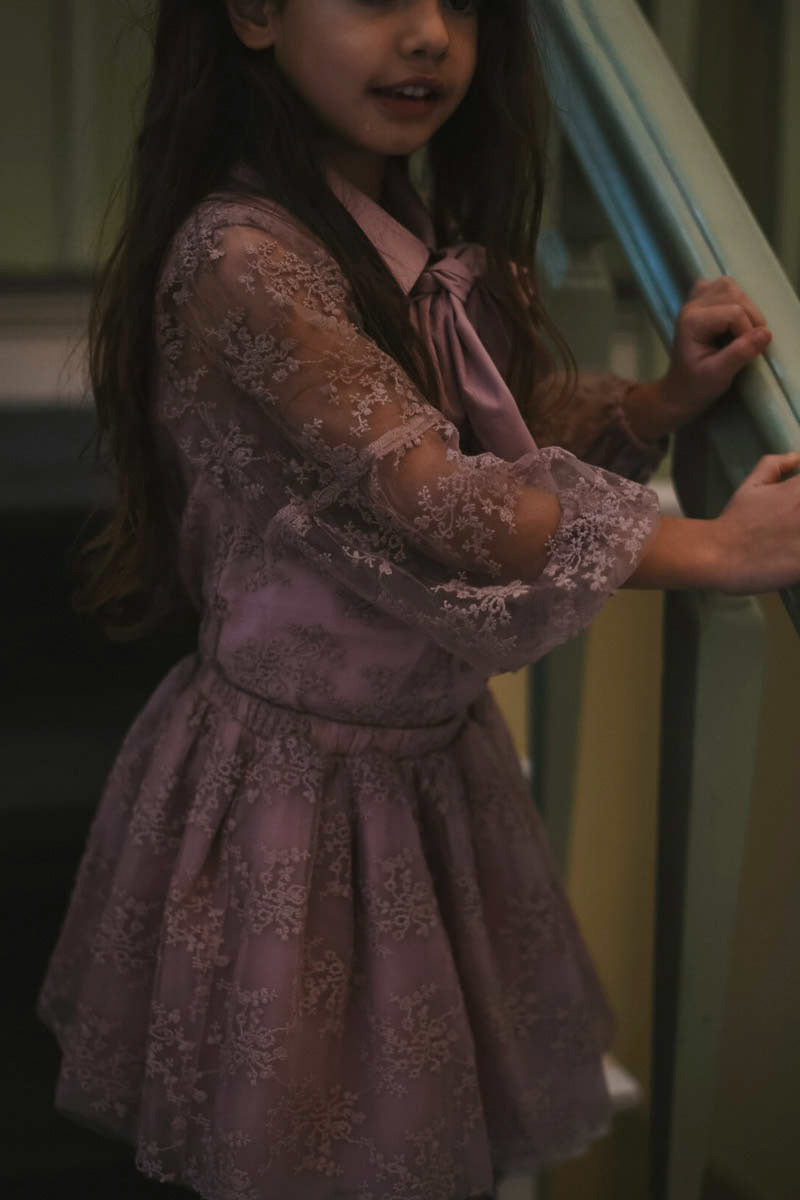 Olivia Lace Skirt ❘ Fawn