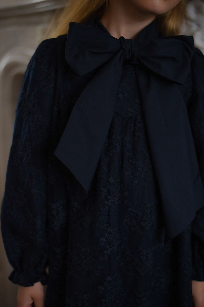 Olivia Lace Dress ❘ Navy