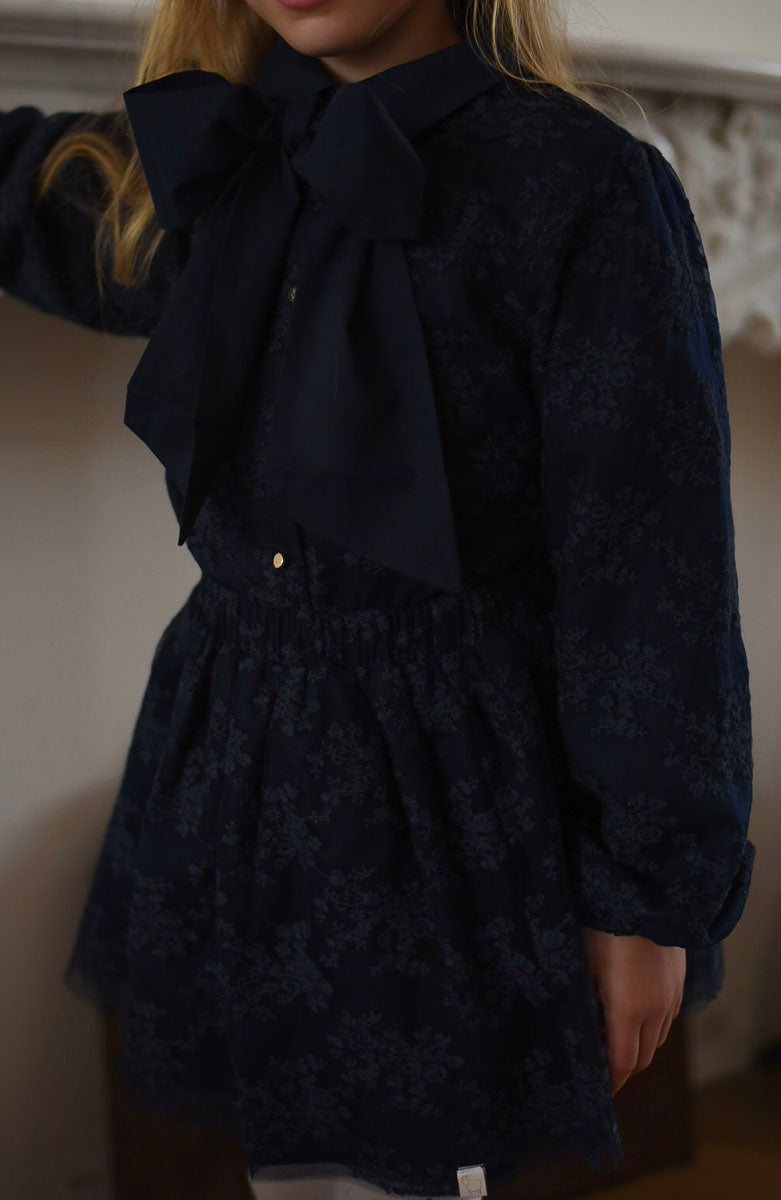 Olivia Lace Skirt ❘ Navy