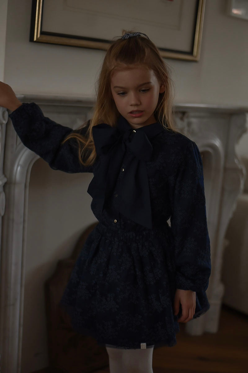 Olivia Lace Skirt ❘ Navy