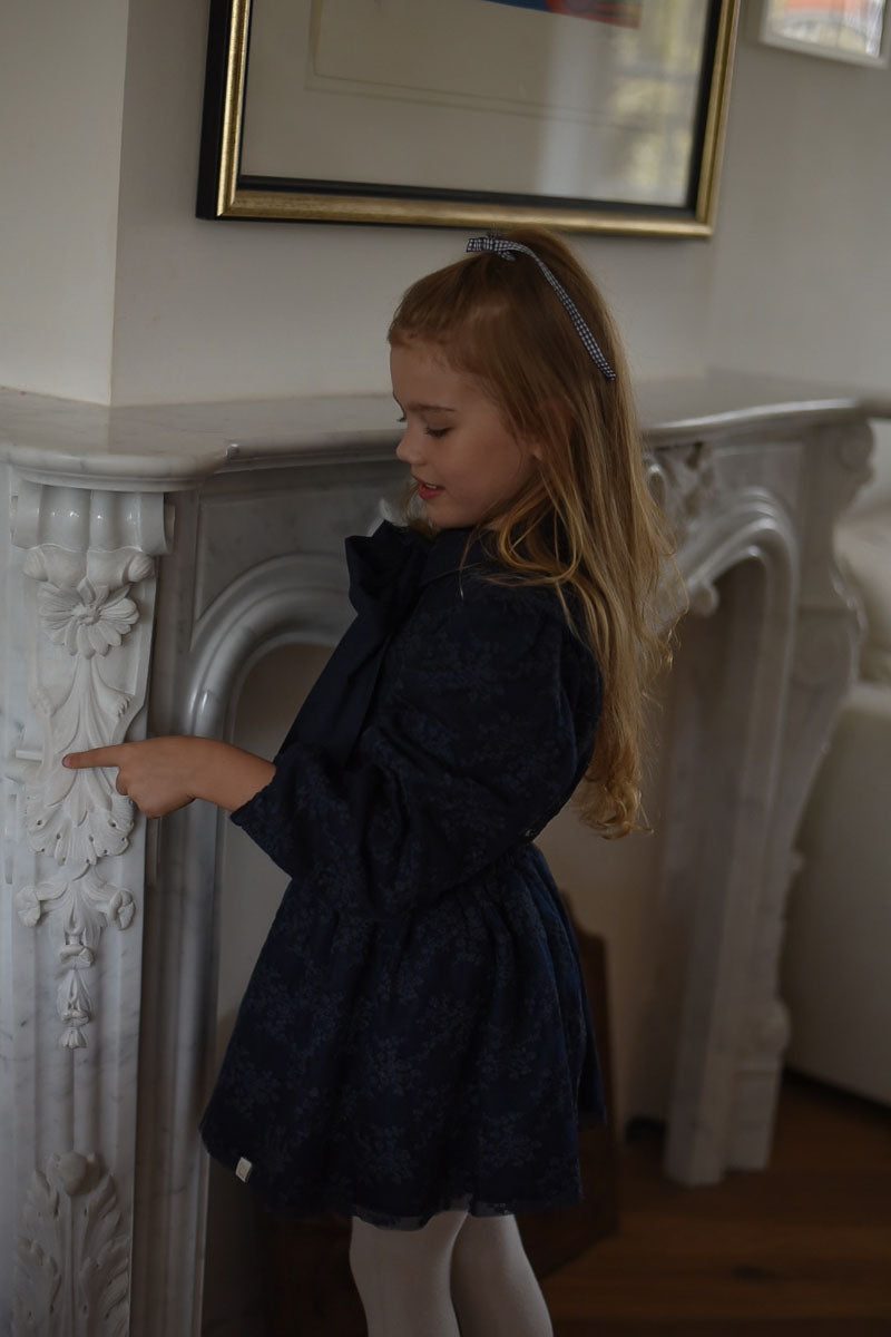 Olivia Lace Blouse ❘ Navy