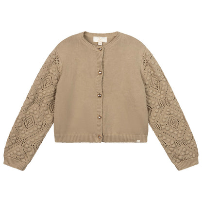 LRDM Petits Noelle Cardi Moss Green