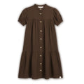 Zara Blouse Jurk | Chocolate