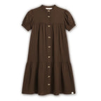 Zara Blouse Jurk | Chocolate