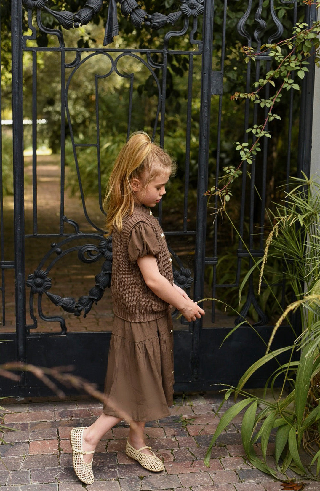 Zara Blouse Jurk | Chocolate