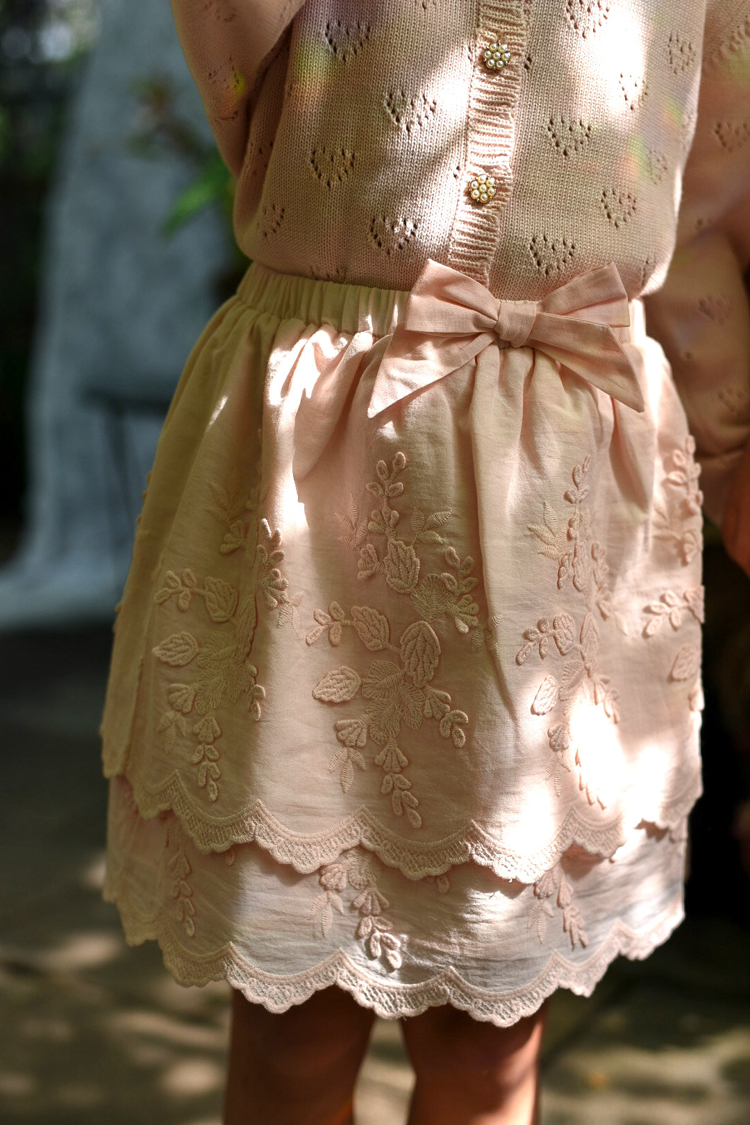 Mia Skirt | Pearl Pink