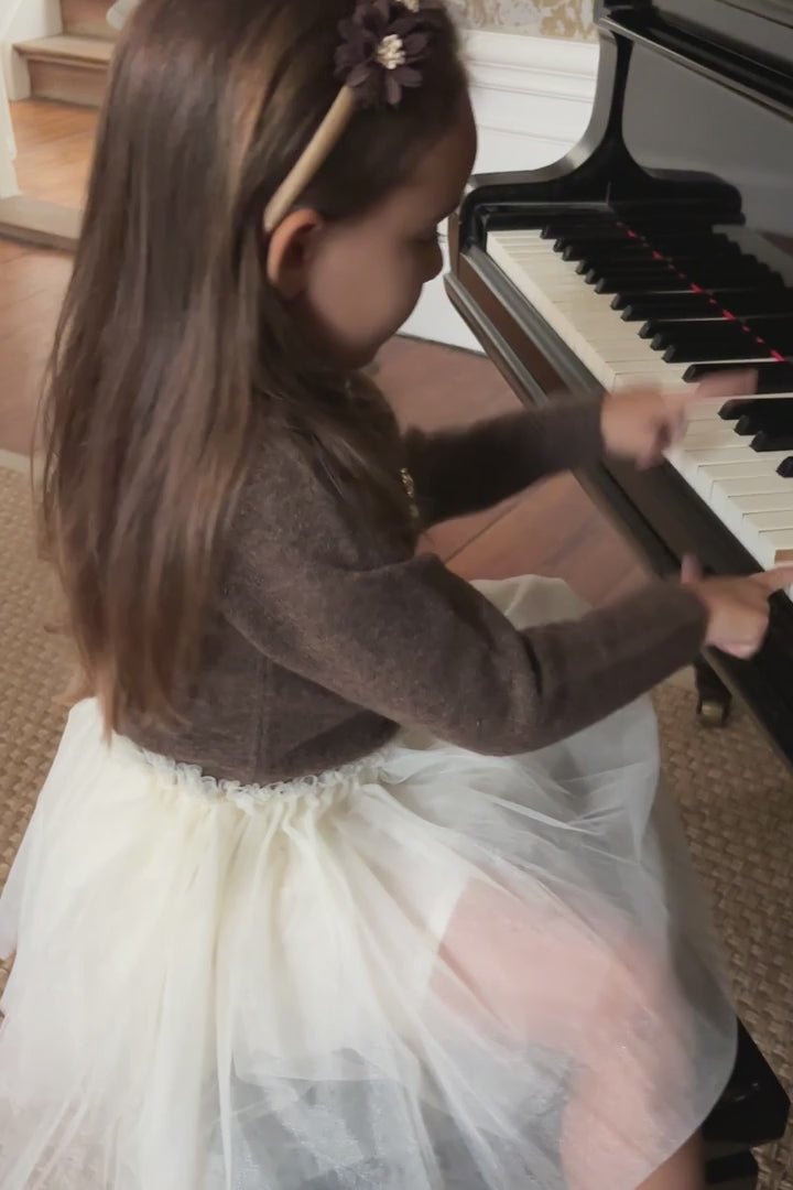 Canal House — Charlie Knit Cardigan Chocolate